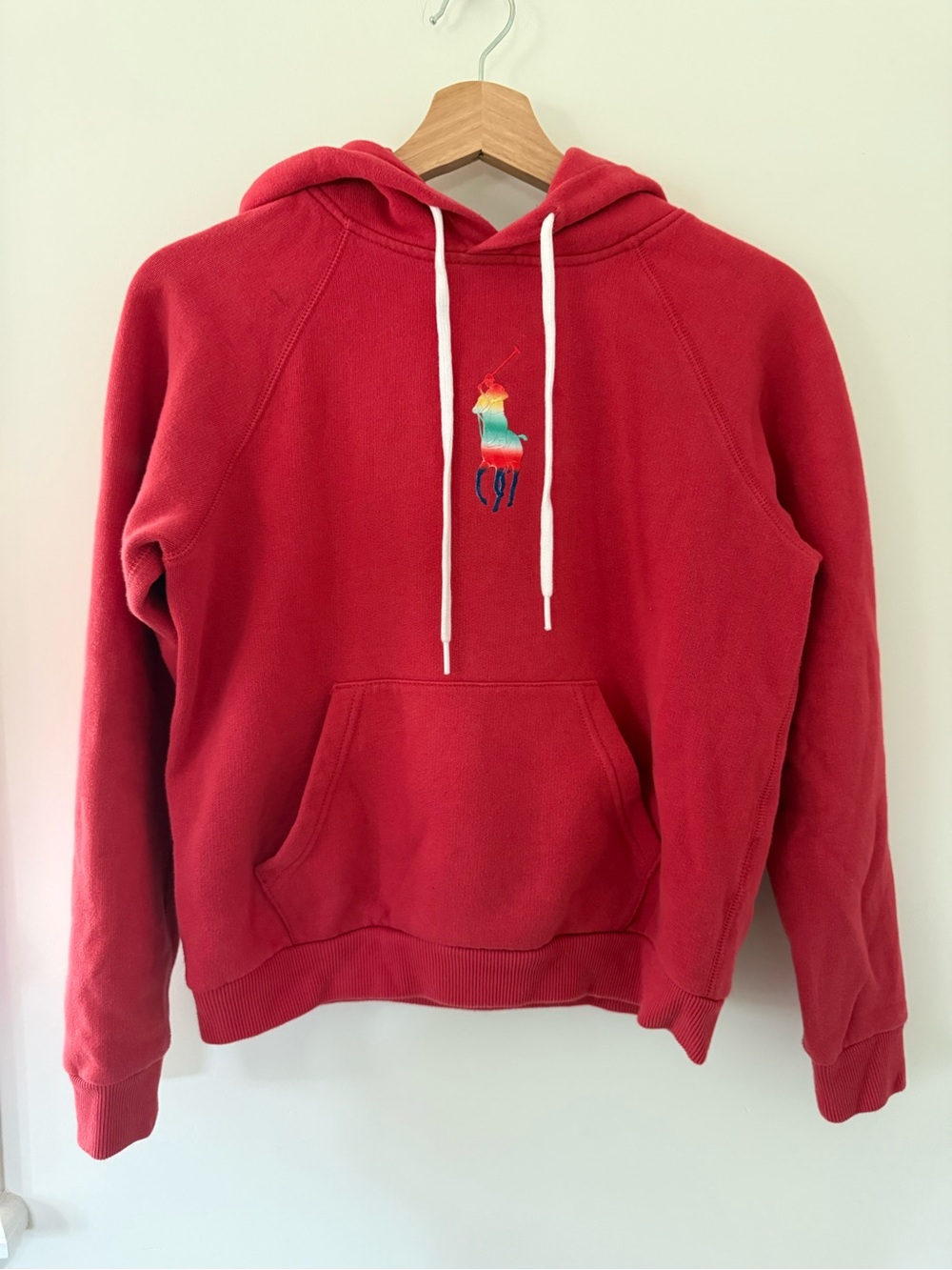 Polo Ralph Lauren Women’s Shrunken Fit Big Pony Fleece Hoodie